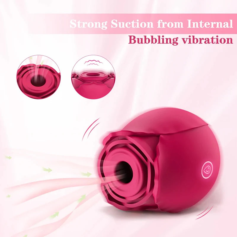Vibrador De Rosa