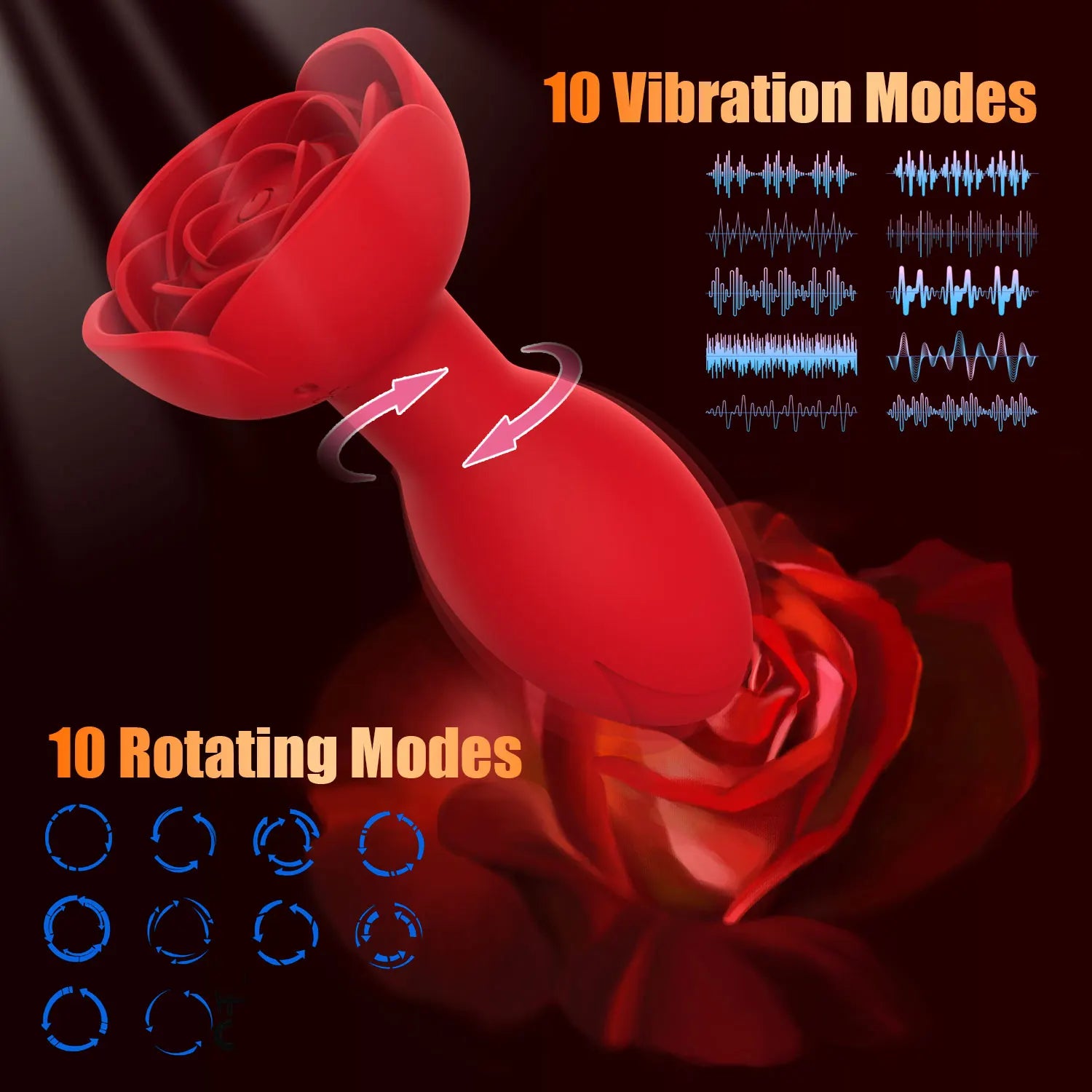 Vibrador Anal 360º Con Bluetooth