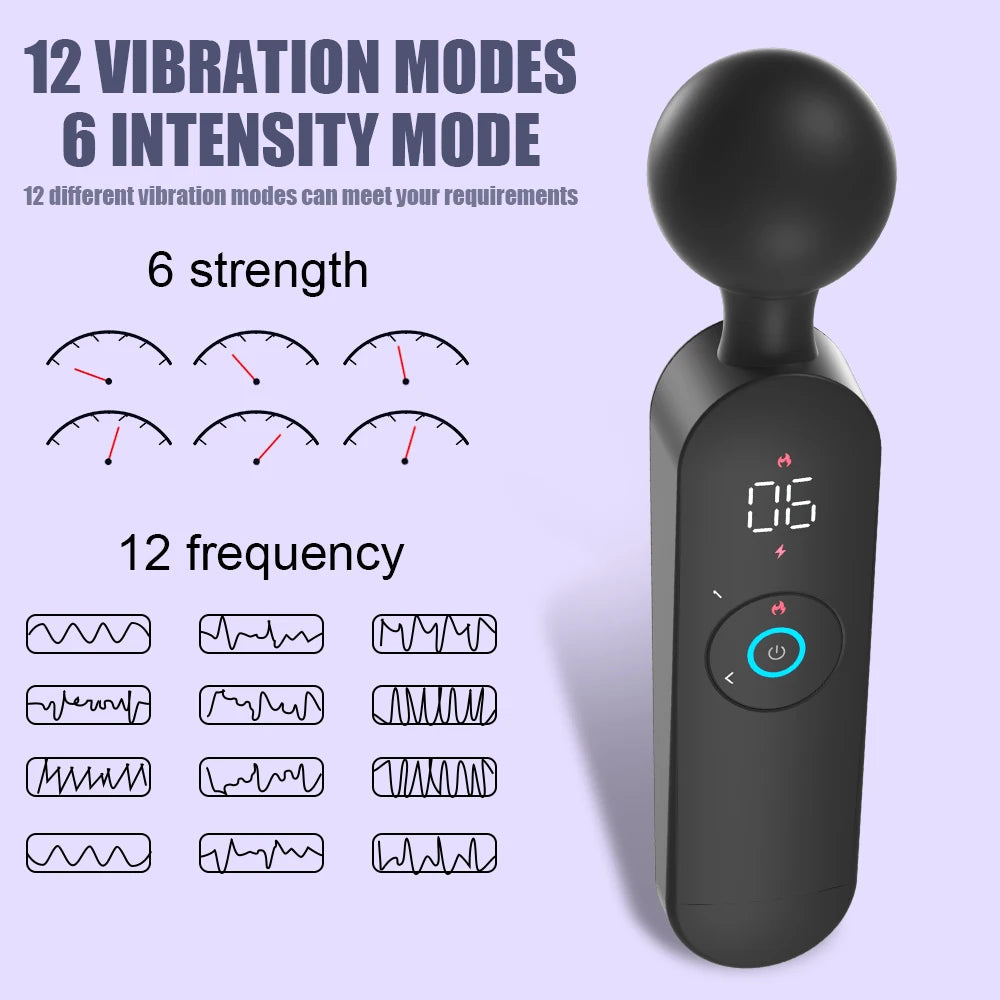 Vibrador AV con calefacción inteligente - Vibesbath