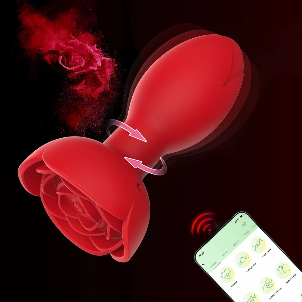Vibrador Anal 360º Con Bluetooth