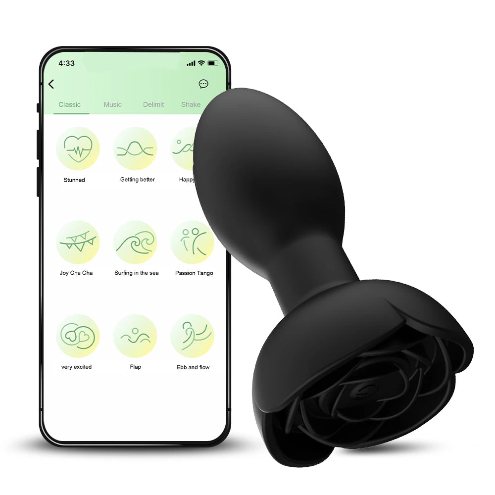 Vibrador Anal 360º Con Bluetooth